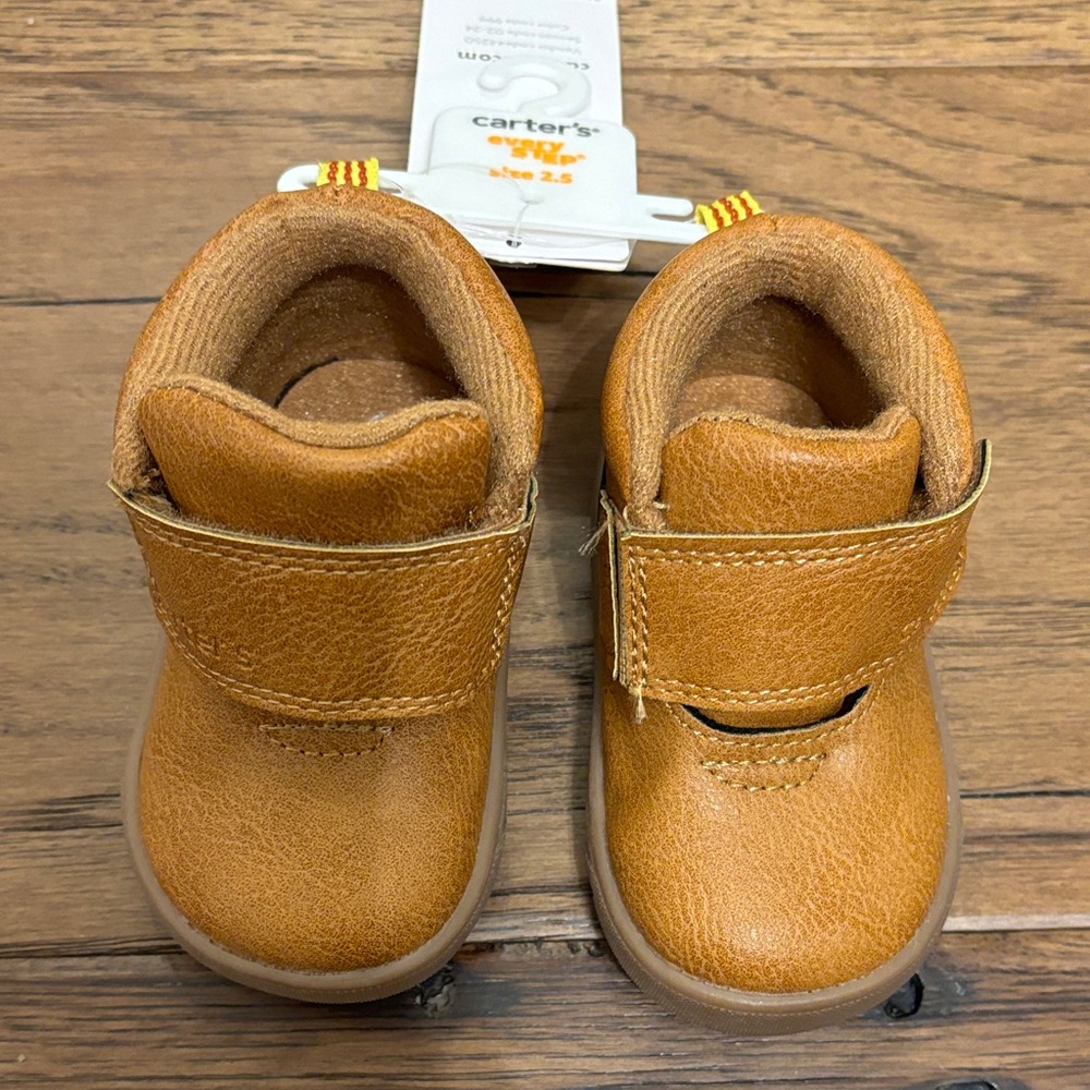 Carter's Cozy Brown Boots for Baby 
Easy on, easy off!